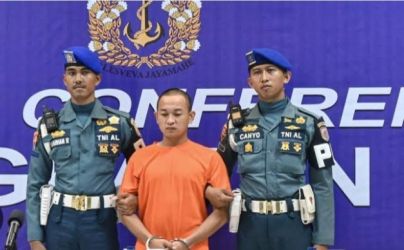 Jumran oknum anggota TNI AL pembunuh Jurnalis wanita. Foto : Ist