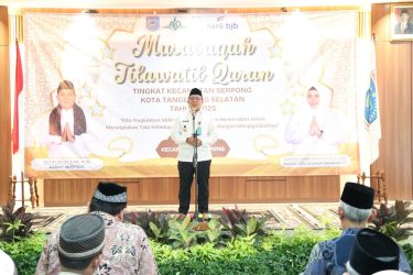 Musabaqah Tilawatil Quran (MTQ) tingkat Kecamatan Serpong yang mulai berlangsung, pada Rabu (25/6). (tangselpos.id/irm)