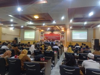 Rekonsiliasi Barang Milik Daerah (BMD) Semester I Tahun 2025, yang diikuti oleh seluruh perangkat daerah di lingkungan Pemerintah Provinsi Banten, di Aula BPKAD, KP3B, Kota Serang, Selasa (8/7/2025). (Istimewa)