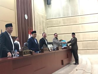 Fraksi PKB DPRD Kota Tangsel menyampaikan pandangan umum fraksi terkait Raperda APBD Perubahan 2025.