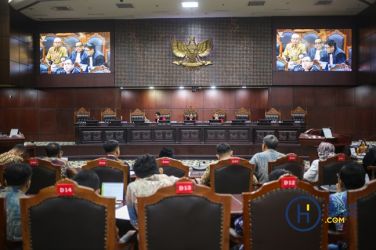 Sidang di MK. Foto : Ist