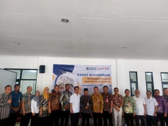 Rapat Koordinasi penanganan banjir di BLK Banten, Serpong Utara, Kamis (10/7)