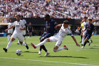 Laga PSG vs Real Madrid. Foto : Ist