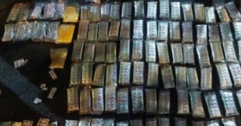 Barang bukti pil tramadol yang berhasil disita. Foto : Ist