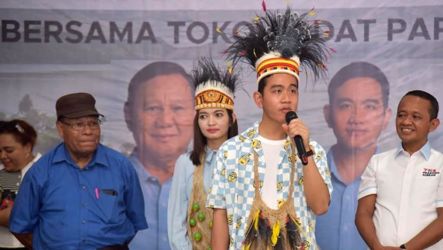 Wapres Gibran saat kampanye di Papua. Foto : Ist