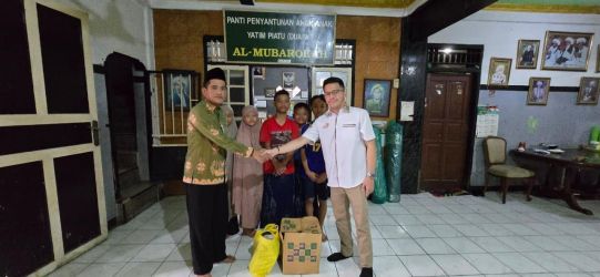 Tidar Gerindra Kota Tangsel berikan bantuan Al Quran kepada beberapa masjid di Kota Tangsel.