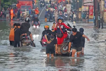 Komplek Ciledug Indah terdampak Banjir. Foto : Ist