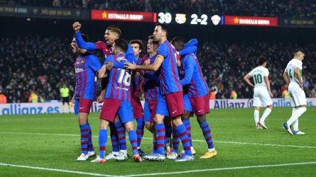 Skuad Barca. Foto : Ist