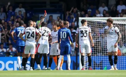 Laga persahabatan Chelsea vs AC Milan. Foto : Ist
