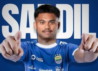 Pemain anyar Persib Bandung Saddil Ramdani. Foto : Ist