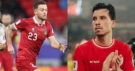 Marc Klok dan Thom Haye skuad Persib yang gabung di Timnas asuhan Kluvert. Foto : Ist