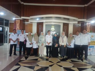 Foto bersama Tim Visitasi Budaya Kerja Award Tahun 2025 di Kantor BPKAD Banten, Rabu (3/9/2025).(Istimewa)