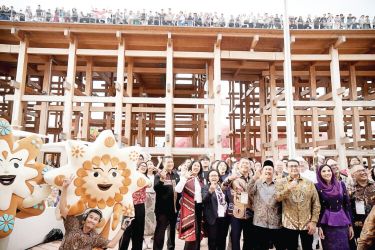 Stand Indonesia di Pameran Di World Expo 2025. Foto : Ist