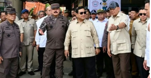 Presiden Prabowo kunker di Bangka Belitung. Foto : Ist