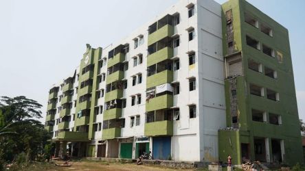 Salah satu tower Rusun Marunda. Foto : Ist