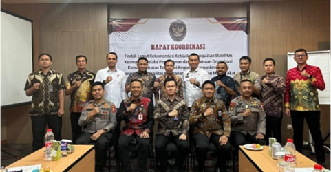 Rapat koordinasi terkait Ormas diselenggarakan Kemenko Polkam. Foto : Ist