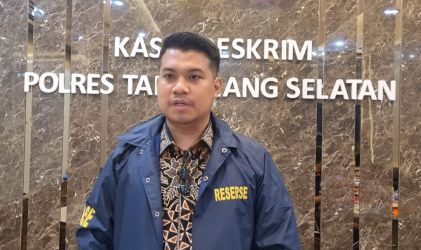 Kasat Reskrim Polres Tangsel, AKP Wira Graha Setiawan