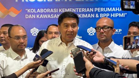 Menteri Perumahan dan Kawasan Permukiman (PKP) Maruarar Sirait saat konferensi pers. Foto : Ist