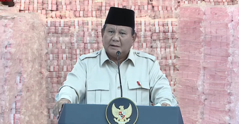 Presiden Prabowo saat menghadiri acara di Kejagung, Rabu (24/12/25). Foto : Ist