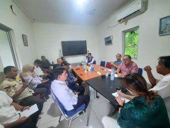 Komis I DPRD Kota Tangsel sidak ke PT Adhimix RMC Indonesia Plant BSD di kawasan Rawa Mekar Jaya, Kecamatan Serpong.