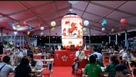 Harmoni Imlek Nusantara di Lapangan Banteng. Foto : Ist