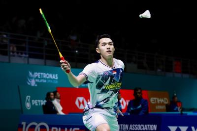 Tunggal Putra Indonesia Jonatan Christie. Foto : Ist
