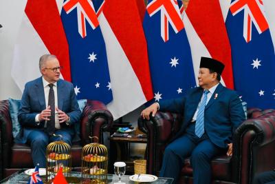 Presiden Prabowo dan Perdana Menteri Australia Anthony Albanese. Foto : Ist