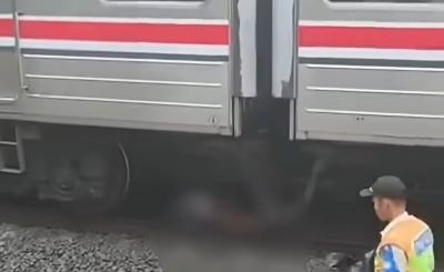 Siswi yang meninggal tertabrak kereta api di Stasiun Jurangmangu. Foto : Ist