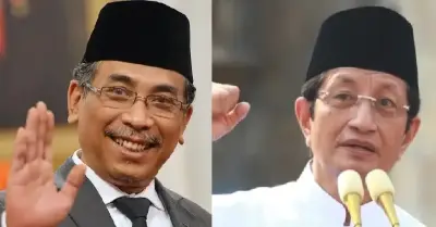 KH Yahya Cholil Staquf (kiri) dan Prof. KH Nasaruddin Umar (kanan). Foto : Ist