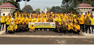 HUT GOLKAR - DPD Golkar Kota Tangsel gelar rangkaian acara HUT Partai Golkar ke 62.