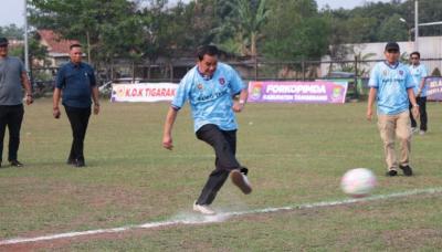 Bupati Tangerang Moch. Maesyal Rasyid resmi membuka Asskat League U-10, U-12, dan U-14 Season 4 Tahun 2026