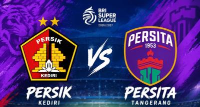 Persita pesta gol menang besar 4-1 dari Persik. Foto : Ist