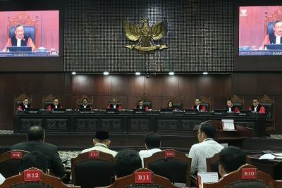 Sidang di MK. Foto : Ist